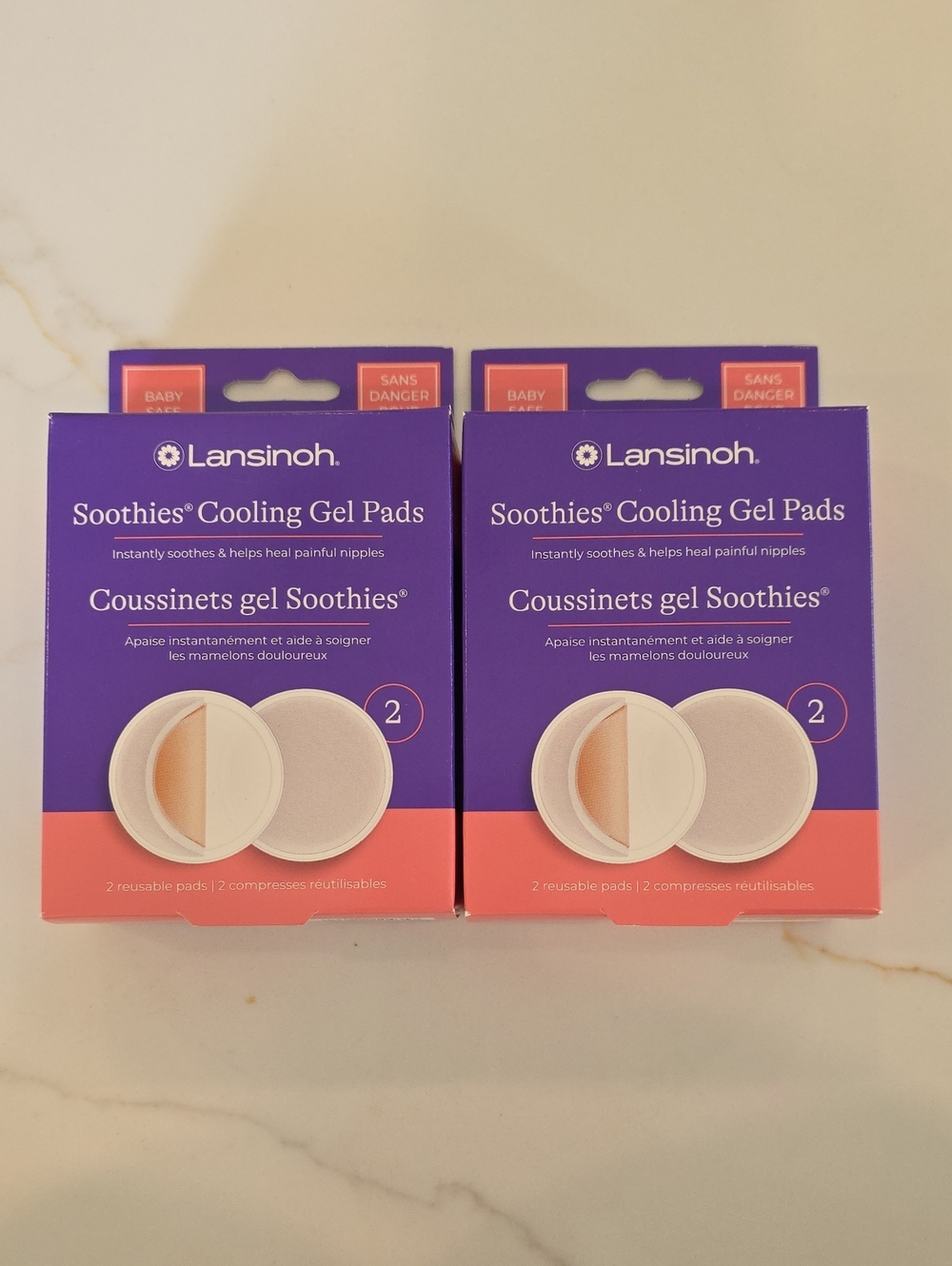 NWT Lansinoh Soothies Cooling Gel Pads | 2 Packs